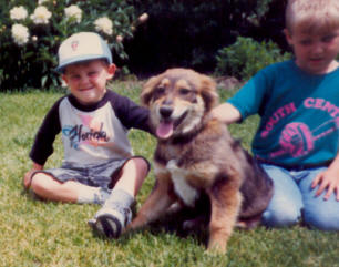 Boys and Pup