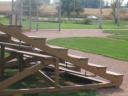 field of dreams bleachers