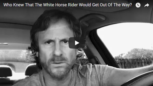 white horse rider